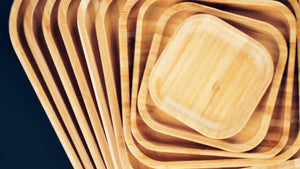 Natural Bamboo Long Serving Board 31.5" X 7.9"