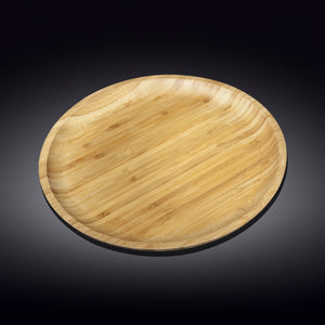 Natural Bamboo Platter 13 inches