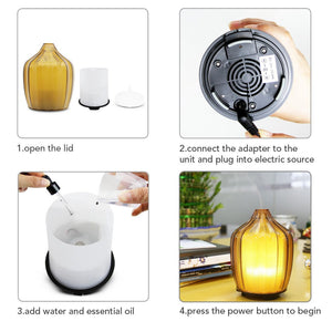 Ultrasonic Aroma Diffusers with cool mist for large bedroom