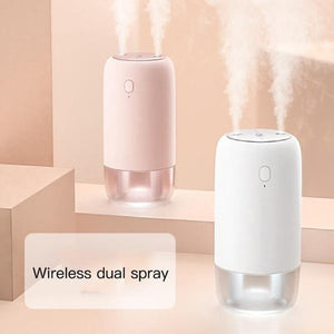 Wireless Portable Air Humidifier with LED Lamp 500ML